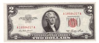 1953 $2 United States Note Ef photo