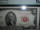 Pmg $2 1953b Legal Tender Note Fr 1511 Smith Dillon 63 Small Size Notes photo 6