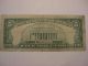 1963 $5 United States Note; Circulated Five Dollars ' Red Ink ' Serial Number - Rare Small Size Notes photo 2