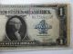 1923 $1 One Dollar Large Bill Silver Certificate Blue Seal M15344104b Rare Large Size Notes photo 2
