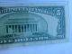 1950 $5 Federal Reserve Currency Note Green Seal Philadelphia,  Pa Small Size Notes photo 3