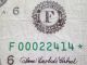 One Dollar $1 Frn (atlanta) Star With Low Serial Number F00022414 Ave Small Size Notes photo 1