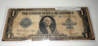Last Horse Blanket 1923 One Dollar Silver Certificate photo