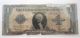 Last Horse Blanket 1923 One Dollar Silver Certificate Large Size Notes photo 2