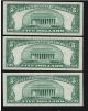 3 1953 B Consecutive Five Dollar Silver Certificates Small Size Notes photo 1