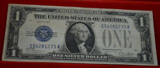 1 $1 1928 - A Silver Certificate Us Currency Xf B156additionalshipfree photo