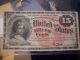 1863 15 Cent Gem C U Fractional Note Paper Money: US photo 1