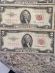 1953 Two Dollar Red Seal Small Size Notes photo 5
