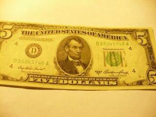 Five Dollar 1950 - A photo