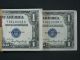 1935 (a) $1.  00 Silver Certs.  (100) Consecutive /w Bep Bank Band Small Size Notes photo 1
