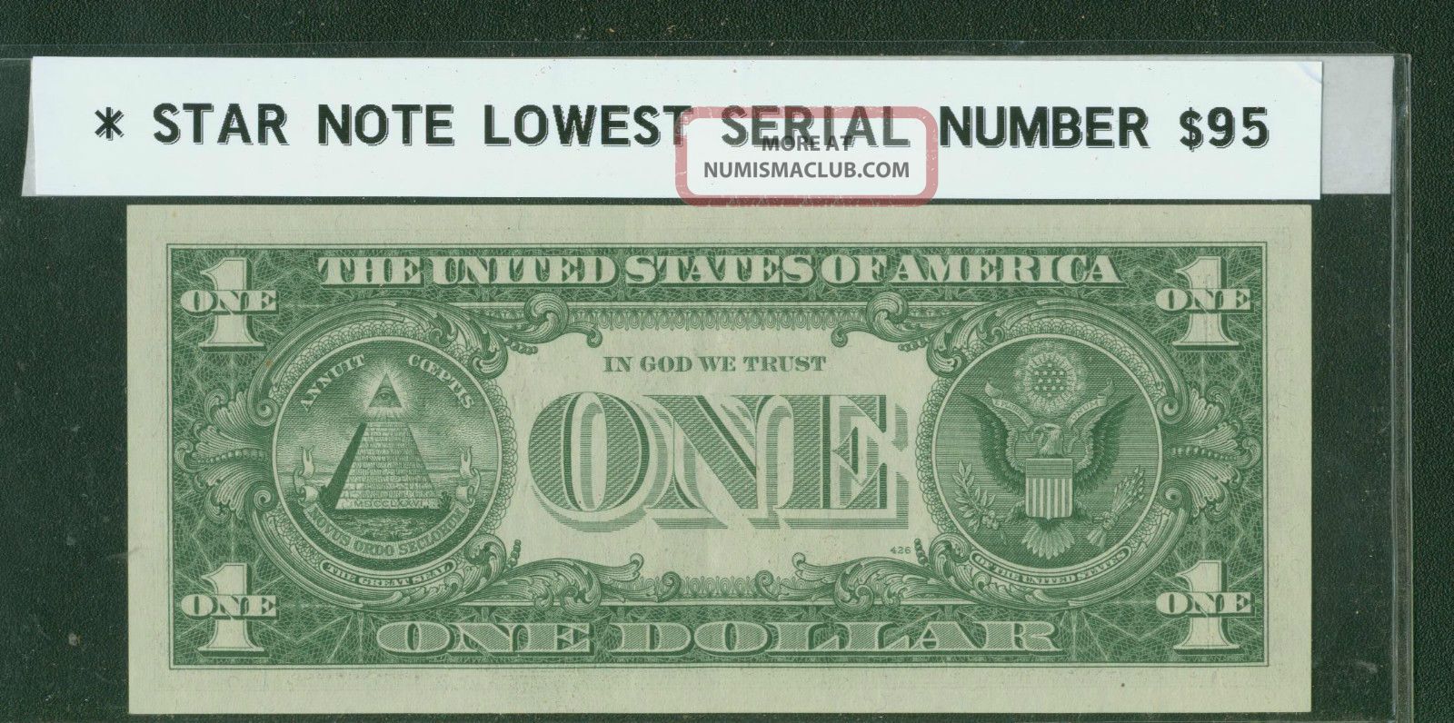 Currency1957b $1 Silver Certificate Note Gem Cu 05436269b Star Lowest