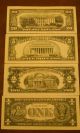 1957 - 1985 Unc $1,  $2,  $5,  $20 Dollar Bills,  Crisp Old Paper Money,  Us Currency Wow Small Size Notes photo 5