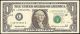 Unc 1999 $1 Dollar Bill Minor Shift Error Federal Res Note Paper Money Currency Paper Money: US photo 1