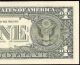 Unc 1999 $1 Dollar Bill Minor Shift Error Federal Res Note Paper Money Currency Paper Money: US photo 6