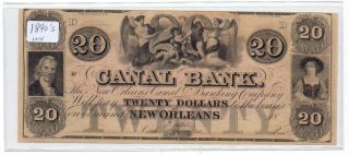 1840 ' S $20 105 - G34a Canal Bank Of Orleans Louisiana - Angels - Cherubs - Infants photo