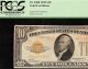 Ef 1928 $10 Dollar Bill Gold Certificate Coin Note Paper Money Fr 2400 Pcgs 45 Small Size Notes photo 3