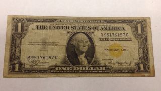 1935 A $1 Silver Certificate North Africa.  Circulated photo