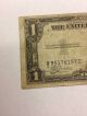 1935 A $1 Silver Certificate North Africa.  Circulated Small Size Notes photo 2
