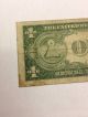 1935 A $1 Silver Certificate North Africa.  Circulated Small Size Notes photo 6