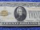 1928 $20 Twenty Dollar Gold Certificate Woods - Mellon - Mule? Gold Seal (20gkh) Small Size Notes photo 4