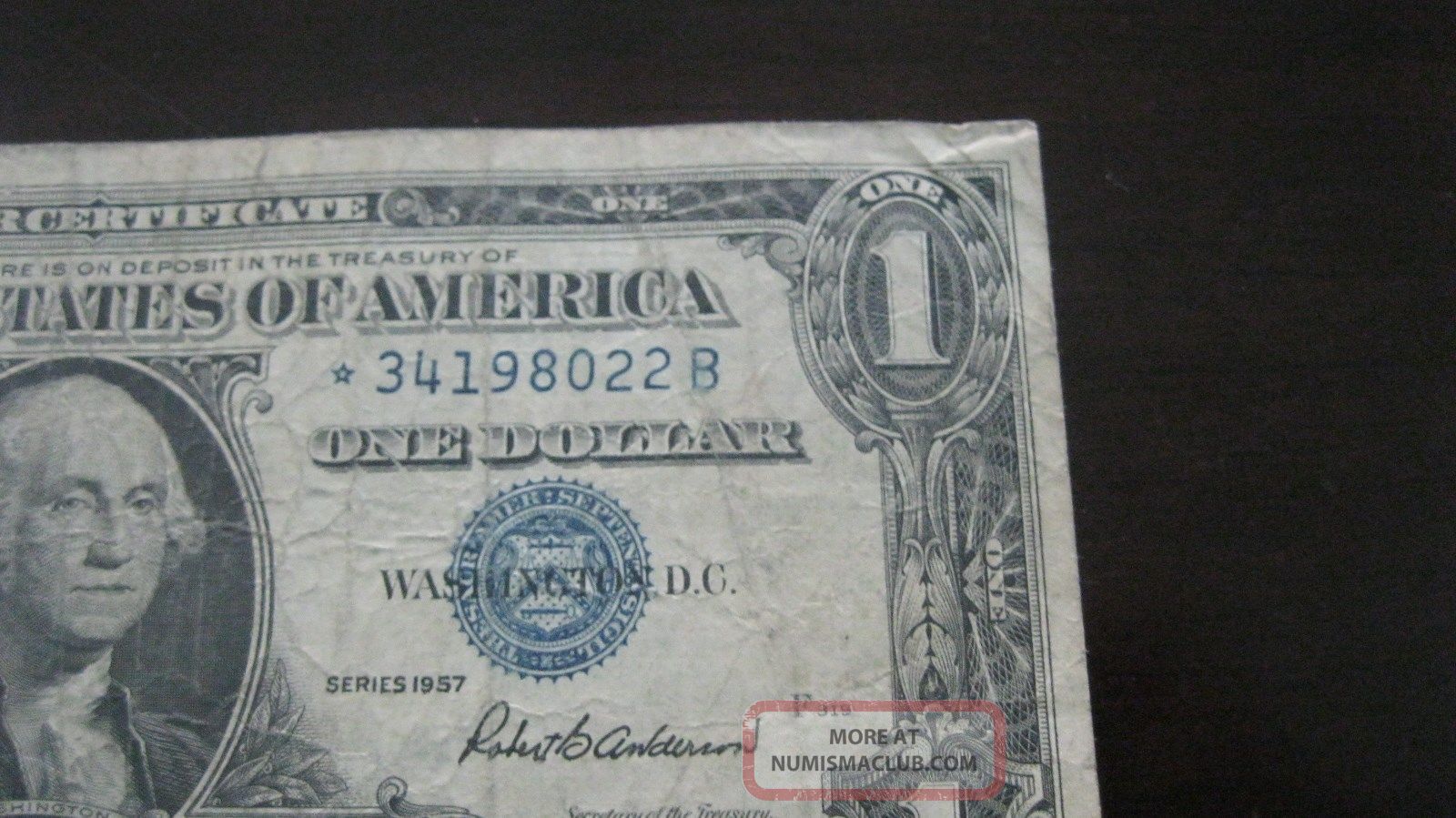 1957 $1 Silver Certificate Star Note