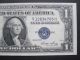 1935e $1 Silver Certificate One Dollar V - H Block Us Old Paper Money Small Size Notes photo 3