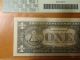 1995 $1 Federal Note Frn Fancy Serial Full Up Ladder 12345678 Pcgs 64ppq Solid Small Size Notes photo 6
