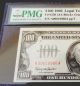 1966 $100 Small Size Note With Red Seal & Serial Certified & Graded Pmg - 35 Small Size Notes photo 1