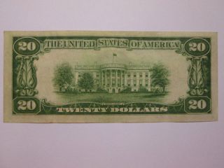 1928 $20 Dollars Gold Certificate Currency Note photo