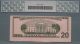 1996 $20 Bill W/ Cutting /faulty Alignment Error Pcgs 55 Ppq Choice About Paper Money: US photo 3