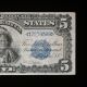 1899 Five Dollars $5 Silver Certificate Crisp Onepapa Indian Chief Lt Circulated Large Size Notes photo 2