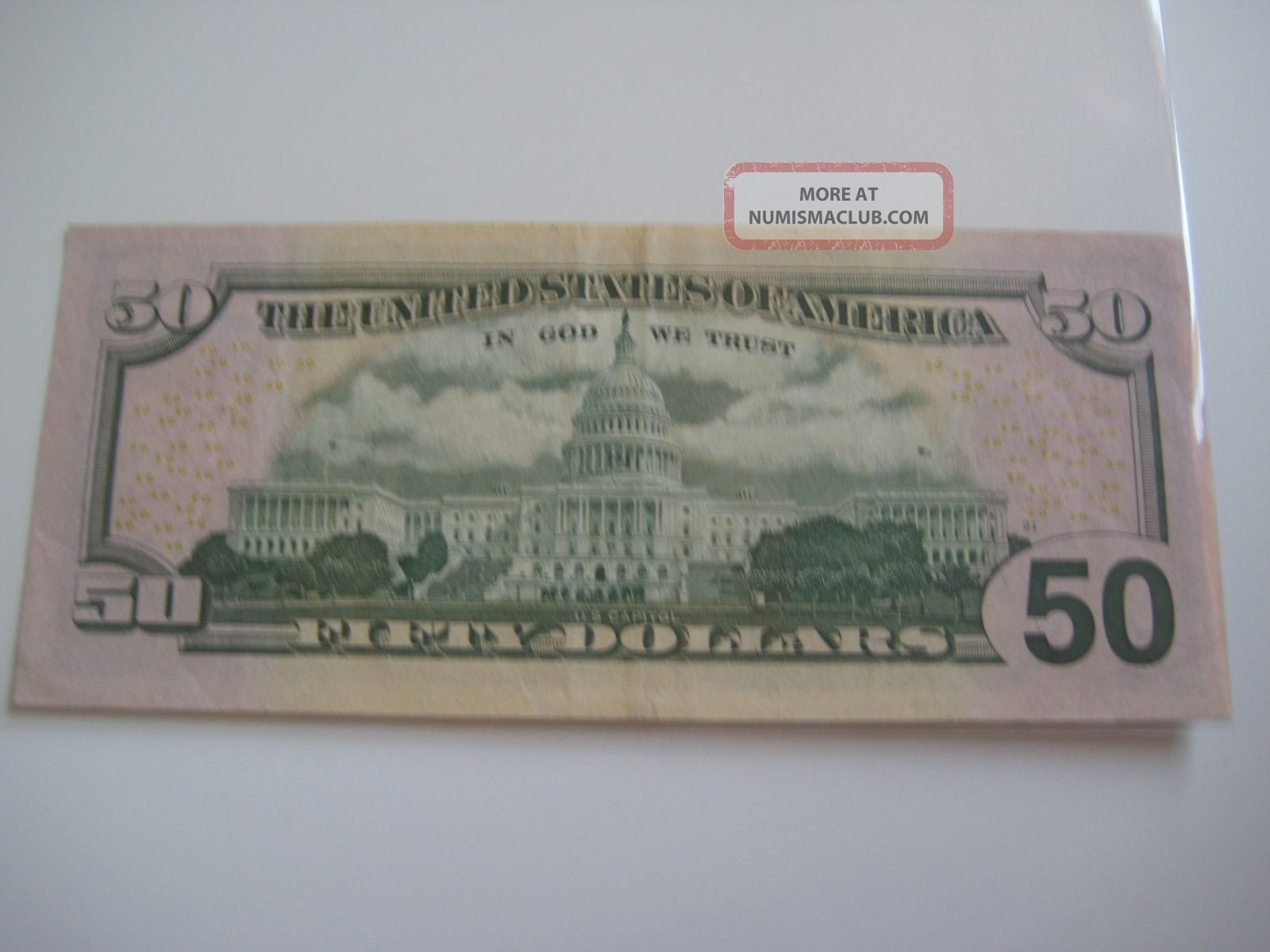 2004 $50 Dollars Star Note Fancy Number, Richmond District Note