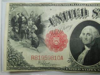 1917 $1 United States Note.  Horse Blanket photo