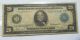 1914 $20 Federal Reserve Note.  Burke / Glass Large Size Notes photo 1