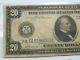 1914 $20 Federal Reserve Note.  Burke / Glass Large Size Notes photo 3