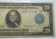 1914 $20 Federal Reserve Note.  Burke / Glass Large Size Notes photo 5