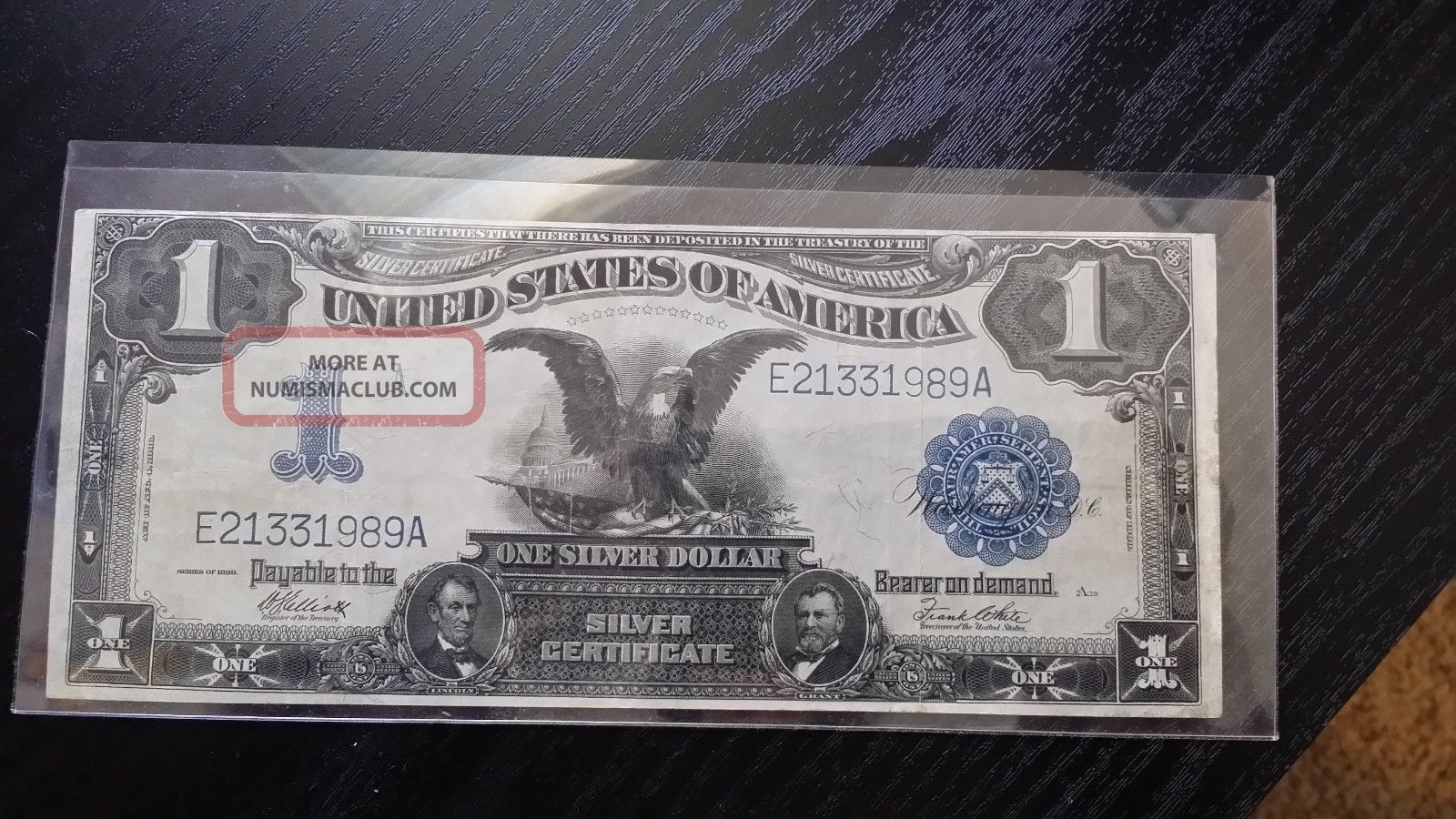 1899 1$ Silver Certificate (black Eagle) Better Price