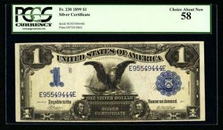 1899 $1 Silver Certificate Banknote Fr - 230 Certified Pcgs 