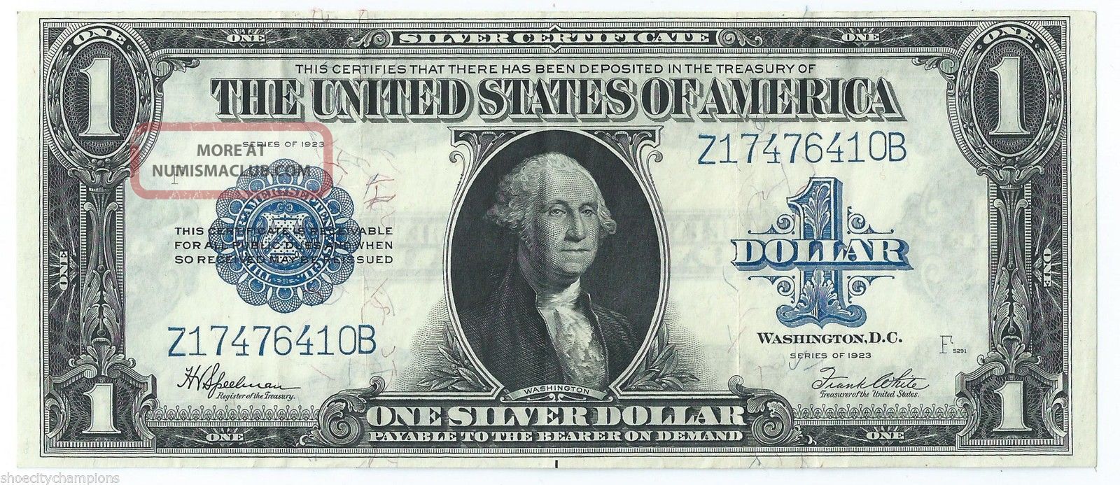 1923 $1 Silver Certificate Extremely Fine  Fr 237 Us Xf 