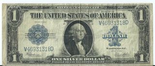 1923 $1 Silver Certificate - Speelman - White - Very Fine - Fr 237 - Usa - Vf photo