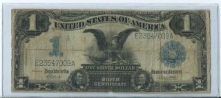 1899 $1 Silver Certificate - Elliott - White - Good+ Fr 234m - Usa Ship - Mule Note photo