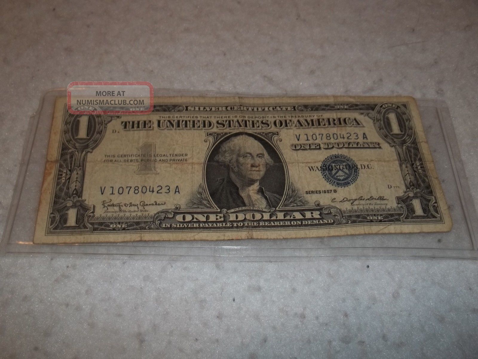 Series 1957b $1 Silver Certificate