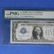 $1 1928 B Silver Certificate Fr 1602 Gb Block Woods/mills Pmg 64 Epq Funny Back Small Size Notes photo 2