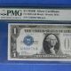 $1 1928 B Silver Certificate Fr 1602 Gb Block Woods/mills Pmg 64 Epq Funny Back Small Size Notes photo 7
