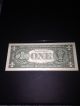 Unc 1988 A $1 Dollar Bill 0s & 9s S/n Federal Reserve Note Dollar Bill Currency Small Size Notes photo 4