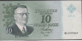 Finland,  10 Mark,  1963,  P 100a,  Litt.  A,  Prefix Al photo