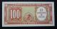 Chile Banknote 100 Pesos,  Pick 127 Unc 1960 - 1961 Paper Money: World photo 1