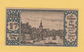 Anunver: Ww1 Notgeld Paper Money 50 Pfennig 1921 Berlin Bezirk 17 Lichtenberg photo
