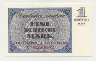 Germany Federal Rep.  1 Mark Nd 1967 Pick 28 Unc photo