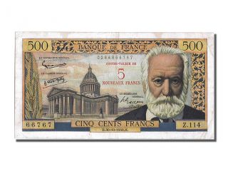 French Paper Money,  5 Nf / 500 Francs Type Victor Hugo photo